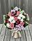 Букет цветов из: Альстромерии, Гвоздики, Розы и Хризантемы в Богучаре