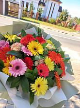 Букет цветов из:  Герберы #REPLACE_PRED# Богучаре