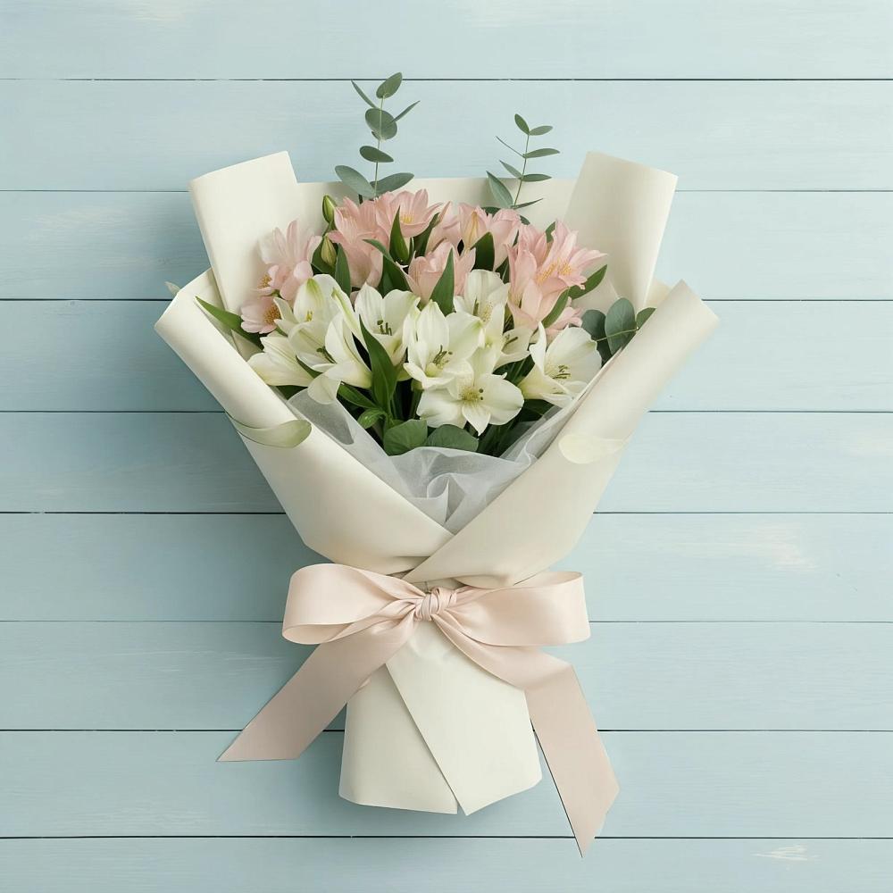 Букет цветов из: Альстромерии в Богучаре